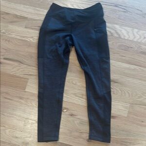Black Athletic Leggings fleece lined